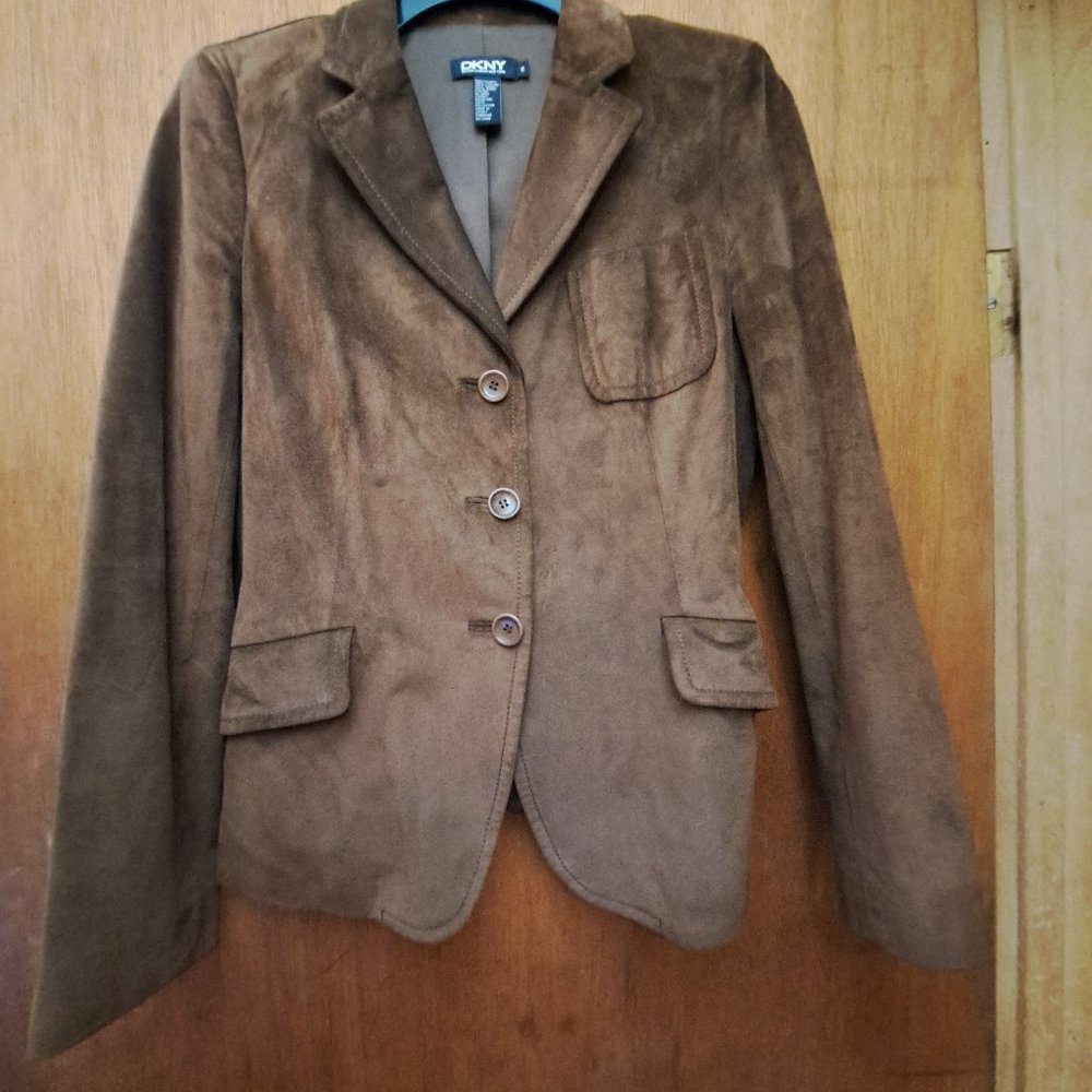 Suede blazer